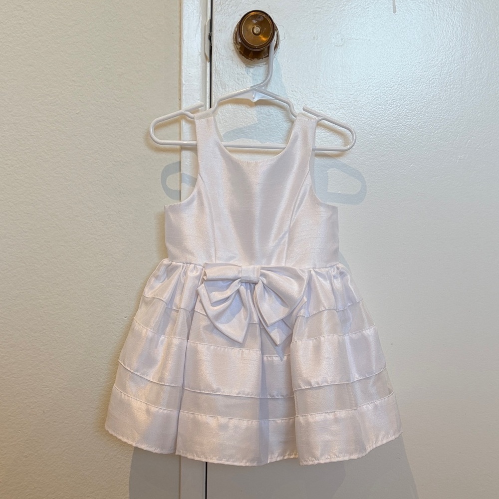 Zunie White Formal Kids Dress